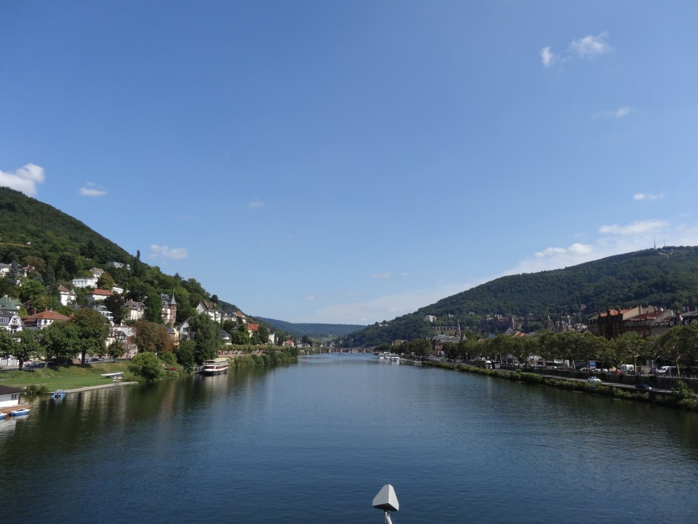 The Neckar river (from the new bridge).