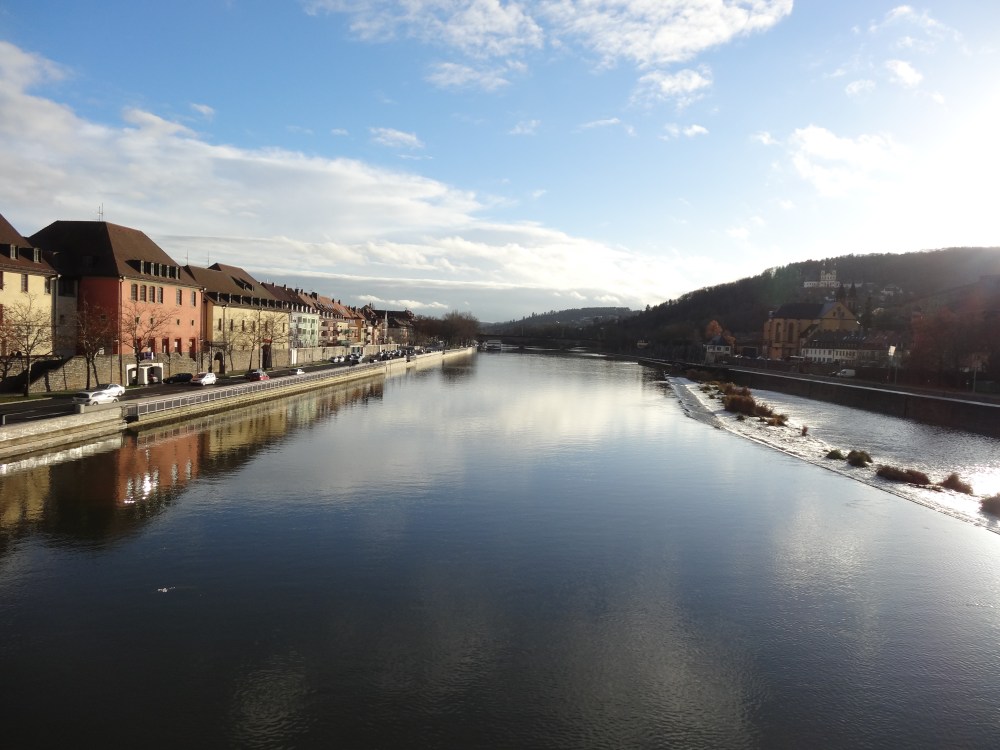 The Neckar when it was "normal".